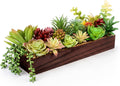 canlierr artificial succulent arrangement 16 inch faux succulents, main product view