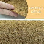 Coconut Fiber Mat, Yarrdfir 24 x 160 inch Natural Coconut Liners for planters Flower Basket, Natural Coconut Fiber mat, Garden Decoration, Animal pet pad, Reptile Carpet, Snow Mat (24 x 160)