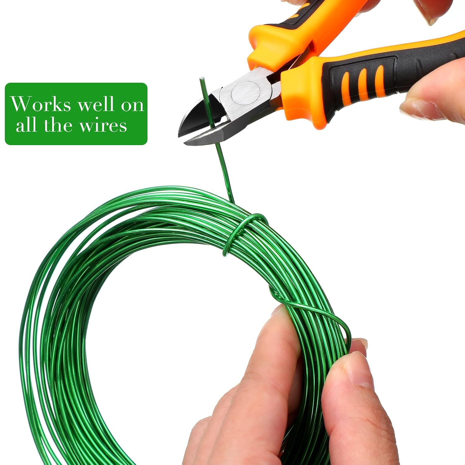 Mudder 5 Roll Bonsai Training Wire Aluminum 1/1.5/2.0mm Classic | Anodized Coating Resists Rust, 160 Ft for Branches, Includes Cutter, Flexible Cable Holds Shape, For Bonsai Tree Training