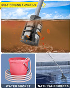 cordless pressurewasher - max 1480 psi battery powered, side view
