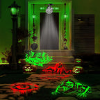 Halloween Projector Lights Outdoor - LED Rotating Skull & Ghost Projection Light, Waterproof Halloween Light Projector, Indoor/Outdoor Decor for Home, Yard, Party, Window & Wall