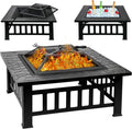 32 inch fire pit table with fire poker, main product view