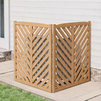 belleze privacy fence panels for outside, wooden air, main product view