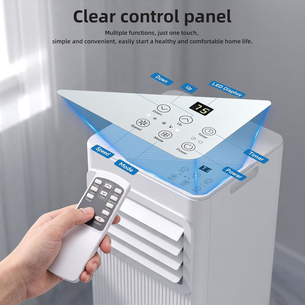 antarctic star 10000 btu portable air conditioner, 3, package contents