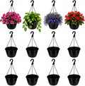 10 inch modern euro swirl plastic hanging baskets, main product view