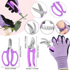 WILLBOND 121 Pcs Floral Arrangement Tool Kit, Rose Thorn Remover Pruner Trimmer Gloves 22/26 Gauge Paddle Tie Stem Pearl Corsage Pin Pruning Shears, Florist Tool Gift for Women