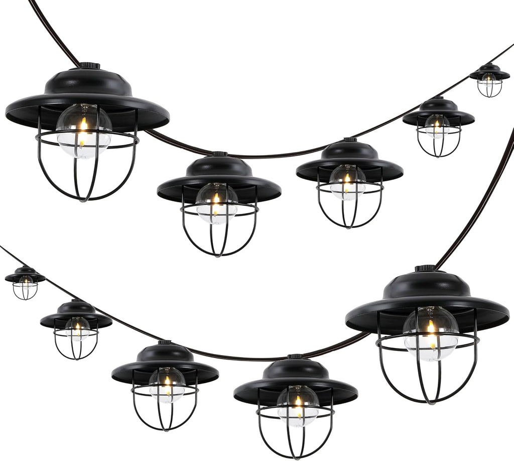 jonathan y 10' outdoor led string lights metal, main product view