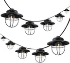 jonathan y 10' outdoor led string lights metal, main product view