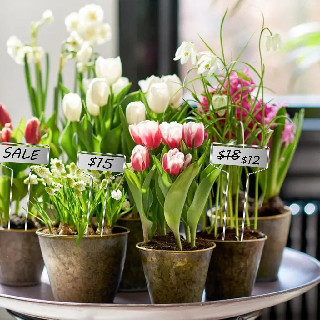 plant labels plant markers for outdoor plants 6inch, package contents