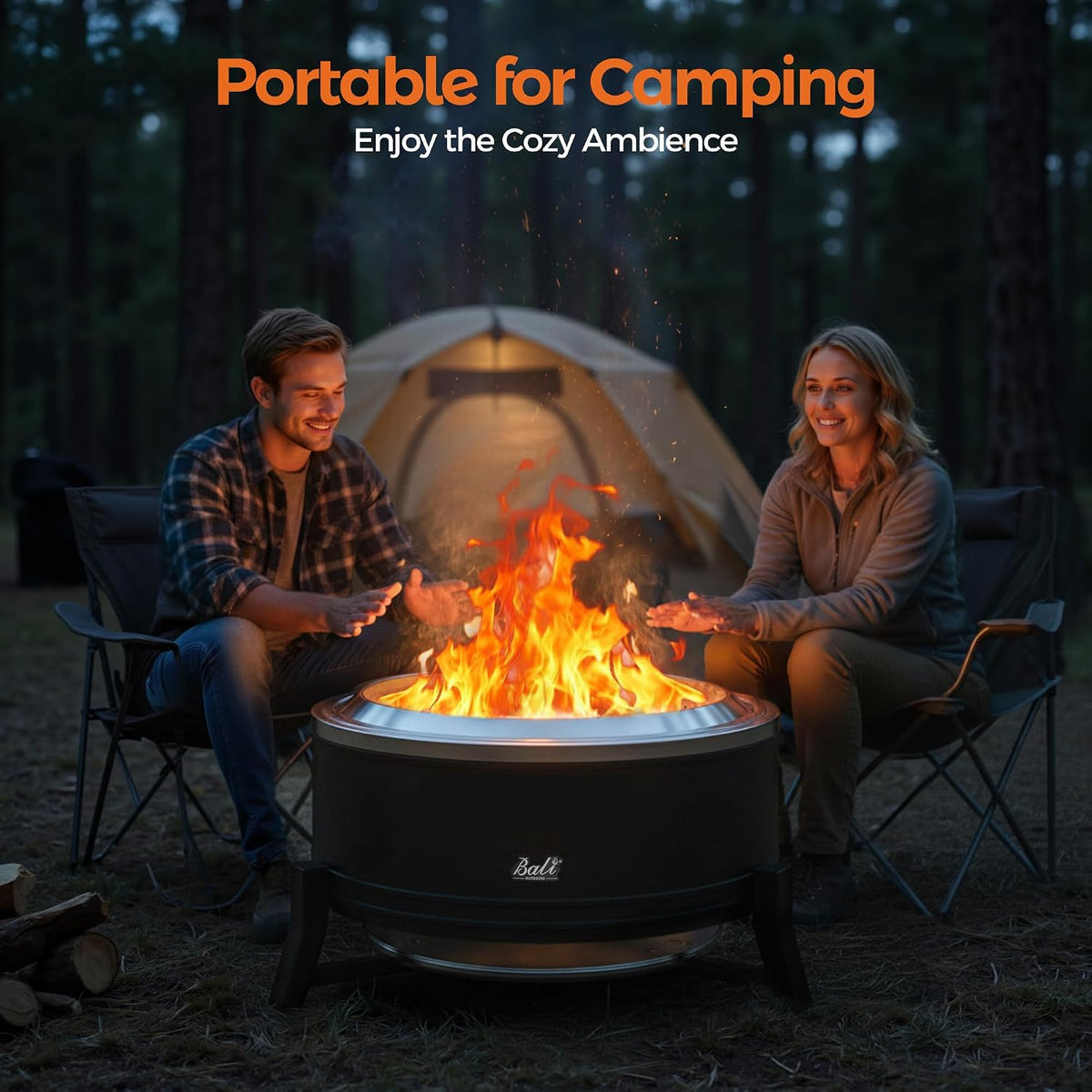 large outdoor fire pit for smokeless firepit wood, package contents