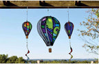 Premier Kites Hot Air Balloon Hanging Garden Spinner 22" - Vibrant Cool Orbit Design, Weather-Resistant Outdoor Decor, Durable & Lightweight for Patios, Yards, and Gardens - Eye-Catching Wind Spinner