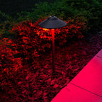 VOLT 12V RGBCW LED Landscape Lighting Kit (6 Spotlights, 4 Path Lights) | Solid Brass, Bronze Finish, Color Changing, RGBCW, 150W Low Voltage Transformer & Remote Control Included