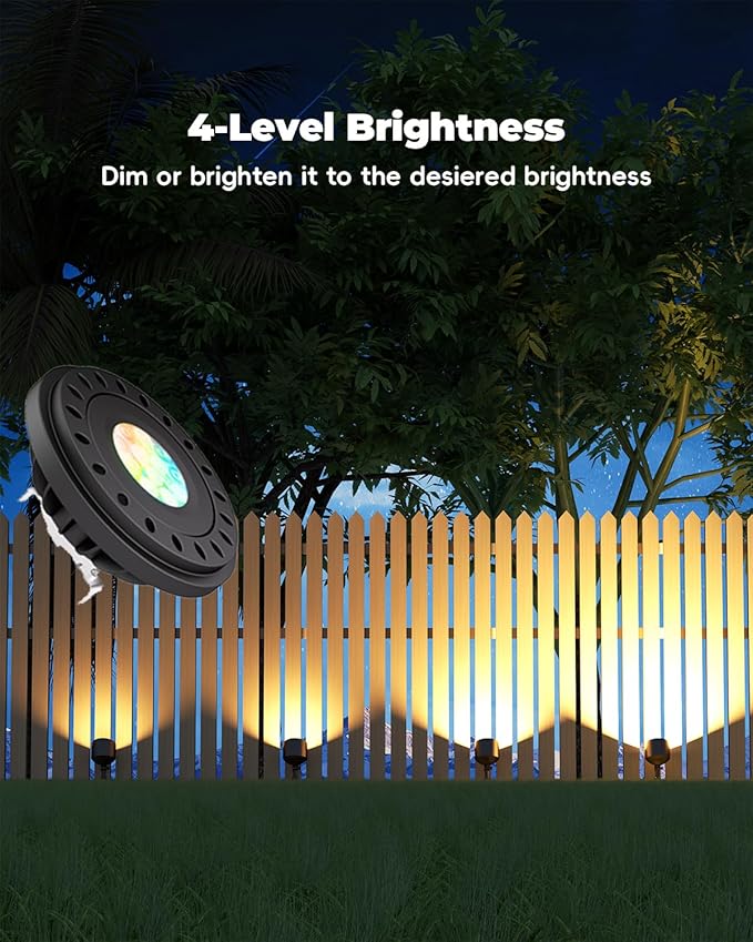 RGB PAR36 LED Light Bulb Color Changing, Warm White+15 Colors Choices on Remote Control, 12V Low Voltage Spotlight for Outdoor Landscape Lighting, Garden,Yard,Flagpole Lighting