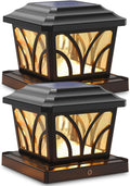 siedinlar solar post cap lights outdoor aluminum glass, main product view