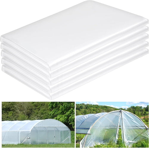 50 ft clear greenhouse plastic sheeting, 6 mil, main product view