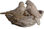 Outdoor Bird Feeder Wild Bird Bath Bowl, 7.8×7.8×5.1 Inches