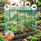 crop cages for garden plant, plant protection tent, close-up detail