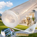 clear tarps with grommets, 6x6.5ft heavy duty waterproof, main product view