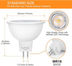 Mlambert 36 Pack MR16 LED Bulbs 50W Halogen Equivalent,2700K Warm White,5W GU5.3 MR16 12V Spotlight Bulb,Non-Dimmable,45° Beam Angle for Landscape