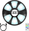 Color Umbrella Light with Remote, Outdoor/Patio Umbrella Light, Rechargeable/AA Battery, Umbrella Pole Light, 300Lumen, Stepless Dimming, for Patio Table