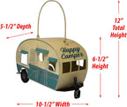 Rivers Edge Products Rivers Edge Products Camper Hanging Bird House - Decorative Nest Box for Small to Medium Birds - RV Nesting House for Outside - Outdoor Rustic Yard, Patio, Garden Decor - RV