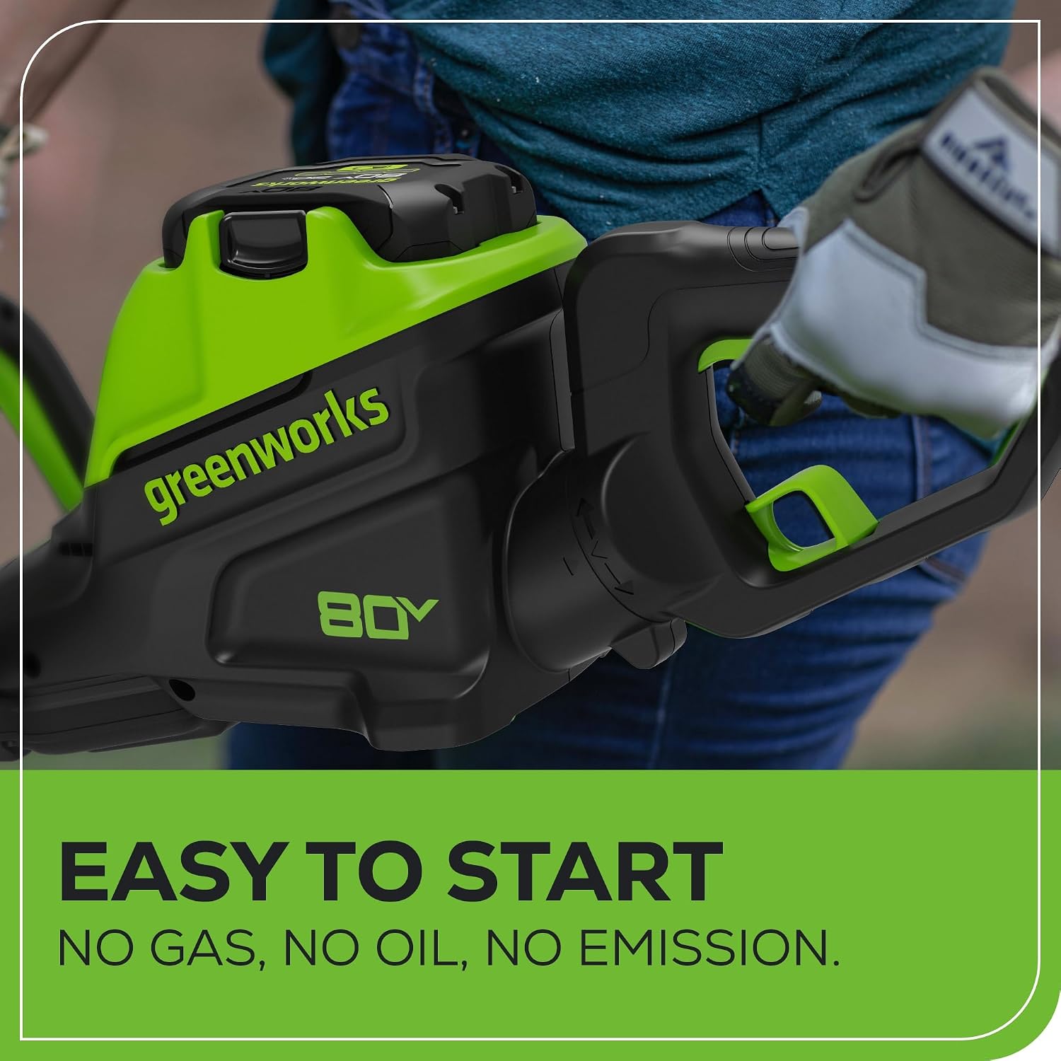 Greenworks 80V 26 in Cordless Hedge Trimmer, 2.0 Ah Battery and Charger