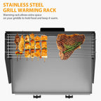 22 Inch Griddle Wind Guard/Wind Screen and Warming Rack for Blackstone 22 Inch Griddle Accessories Kit for Blackstone (For 22")