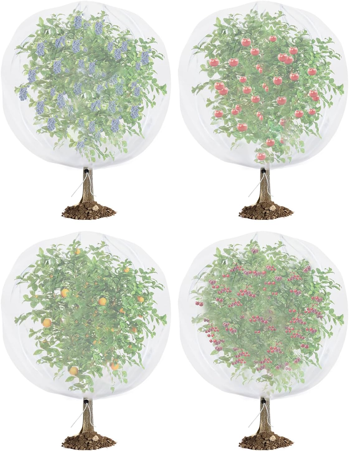 bird netting for garden protection - 4 pack, main product view