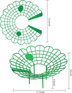 Iceyyyy 10 Pack Strawberry Plant Stand Supports-Strawberry Plant Support Stand Rack with 4 Support Feets-Growing Frame Holder Cage to Keep Berries Clean and Prevent Rot(10 Pack)