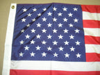 annin flagmakers dyed nylon american flag - 3 shown in use