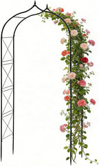 metal garden arbors 8ft thickened arch trellis for, main product view