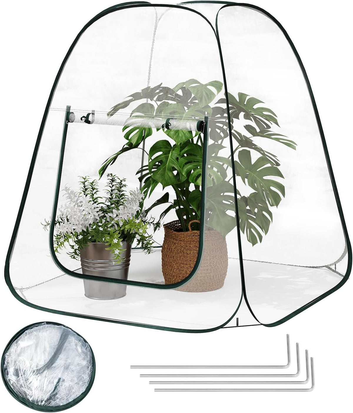 woltu small greenhouse plastic garden greenhouse outdoor greenhouse, main product view