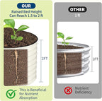 Garvee 2 Pack Galvanized Raised Garden Beds - 8x4x2ft Planter Box for Vegetables, Flowers, Rust-Resistant Garden Box, Easy Assembly Raised Beds, Durable Planters for Outdoor Plants, Beige