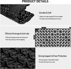 maxwave 18 pack 12" x 12" modular interlocking, close-up detail