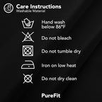 PureFit Outdoor Curtains for Patio Waterproof Weatherproof, UV Resistant Outside Curtains for Gazebo, Front Porch, Pergola, Sun Blocking Privacy Curtain, 120W x 84L inch, 1 Panel, Black