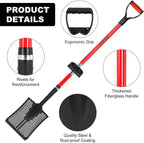 sifting shovel, heavy duty sand sifter shovel with, side view