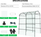 vivosun 7ft. arch trellis for climbing plants, 7, package contents
