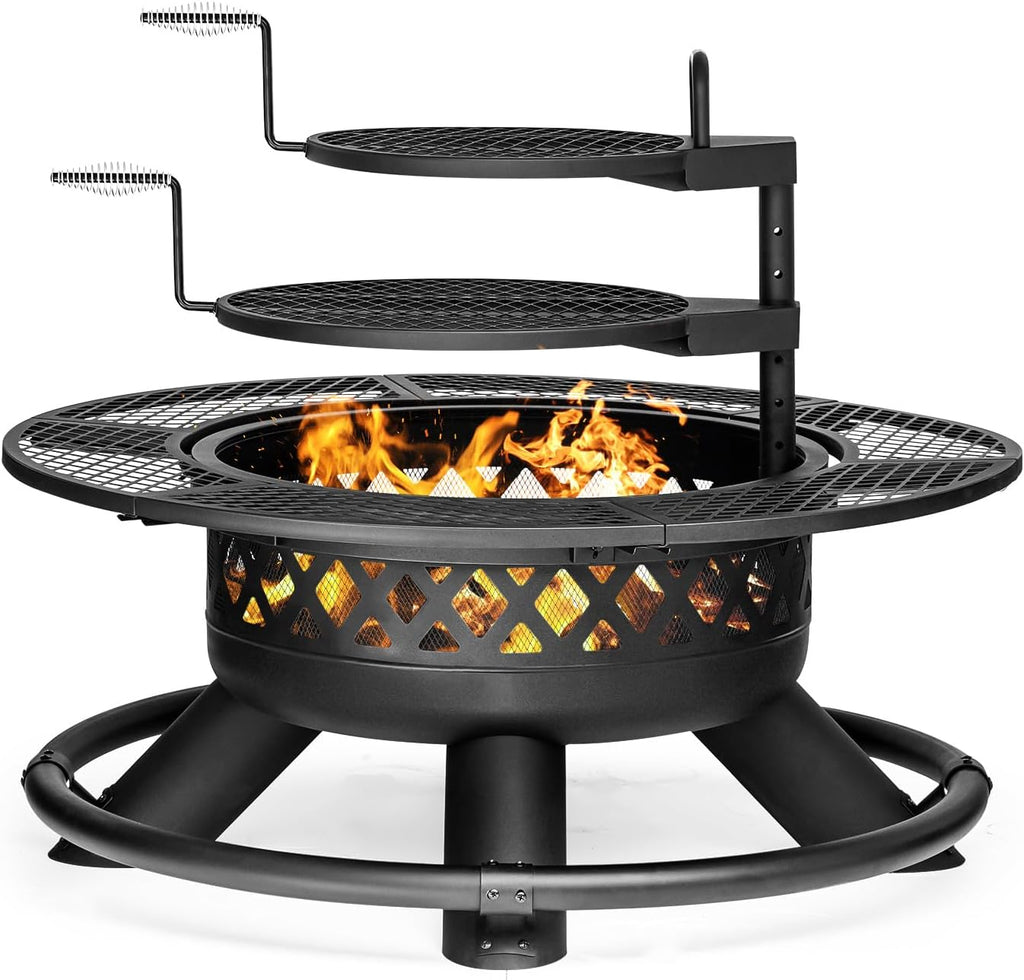 panovue 47 inch outdoor wood burning fire pit, main product view