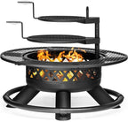 panovue 47 inch outdoor wood burning fire pit, main product view