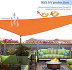 E&K Sunrise 6' x 6' x 6' Sun Shade Sail Triangle Canopy Shade Cover UV Block for Patio Backyard Garden Outdoor (Orange)