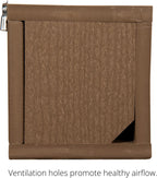 Recycled Poly Lumber Standard Bluebird Bird House (Brown and Brown)