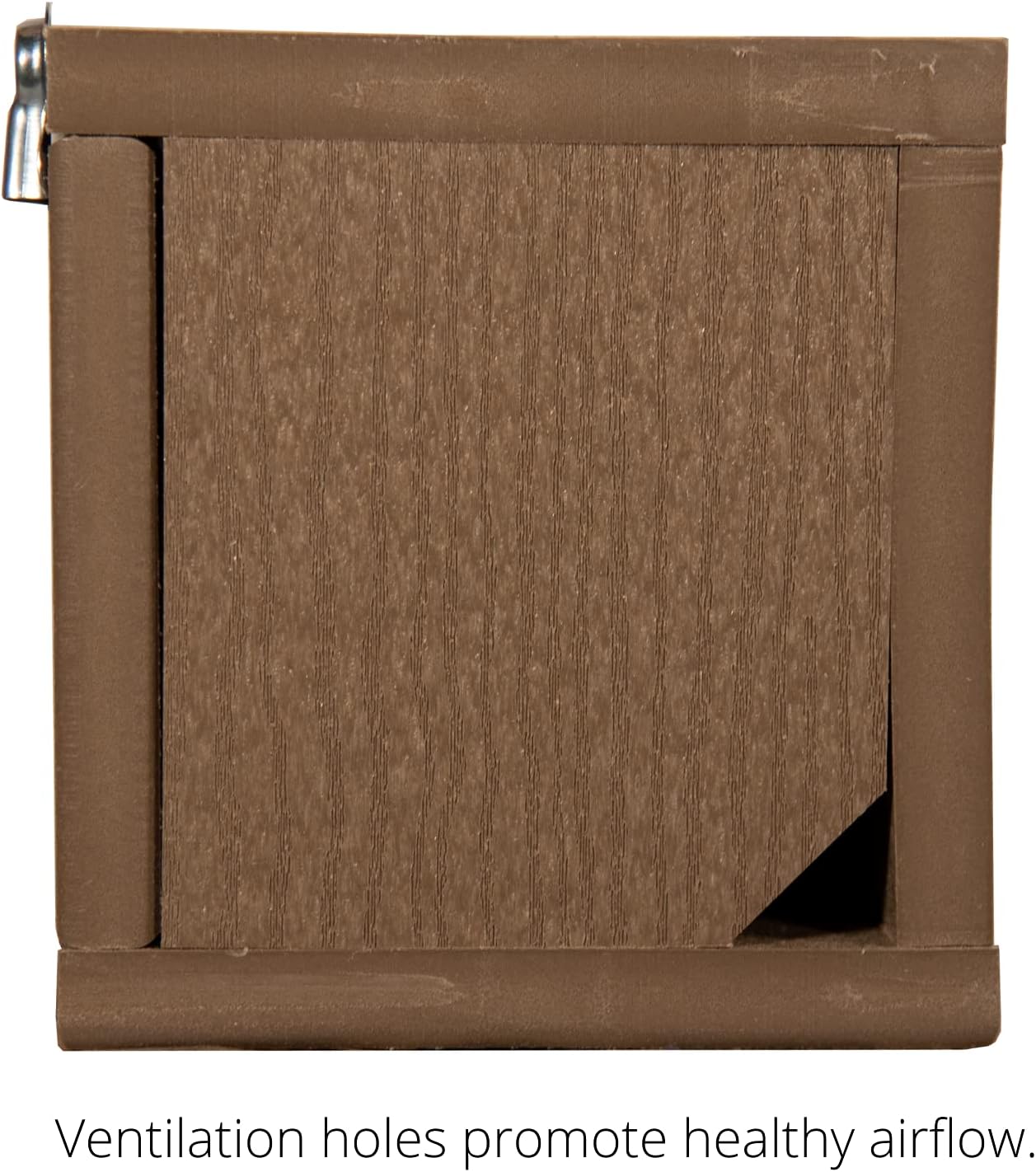 Recycled Poly Lumber Standard Bluebird Bird House (Brown and Brown)