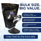 ipw water filter/air filter refill, carbon charcoal, 5, side view