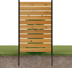 wood privacy fence screen outdoor privacy panels ac, main product view
