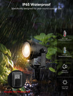 appeck landscape lighting, rgbw spotlights with app control,8, package contents