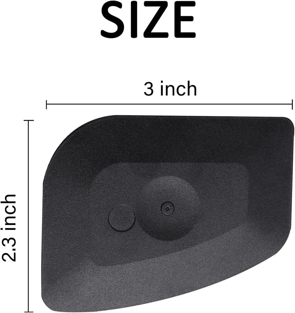Azureblue Pan Scraper Dish Scraper Food Scraper Tool Plastic Pot Scraper Kitchen Scraper Grease Scraper Cast Iron Skillet Pan Scraper Tool for Cleaning (3 Pcs, Red)