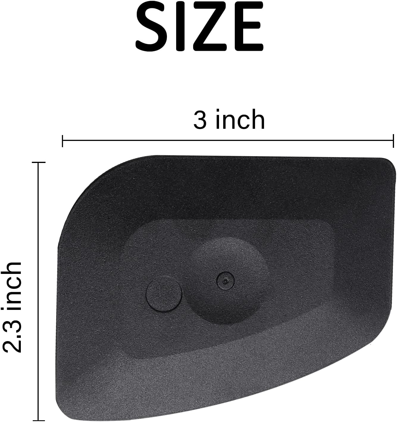 Azureblue Pan Scraper Dish Scraper Food Scraper Tool Plastic Pot Scraper Kitchen Scraper Grease Scraper Cast Iron Skillet Pan Scraper Tool for Cleaning (3 Pcs, Red)