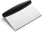 OXO Good Grips Stainless Steel Cut and Serve Turner (Black) and Scraper & Chopper