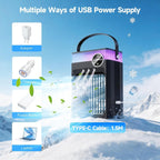 2026 new portable air conditioners, 4 in 1 on a desk or shelf