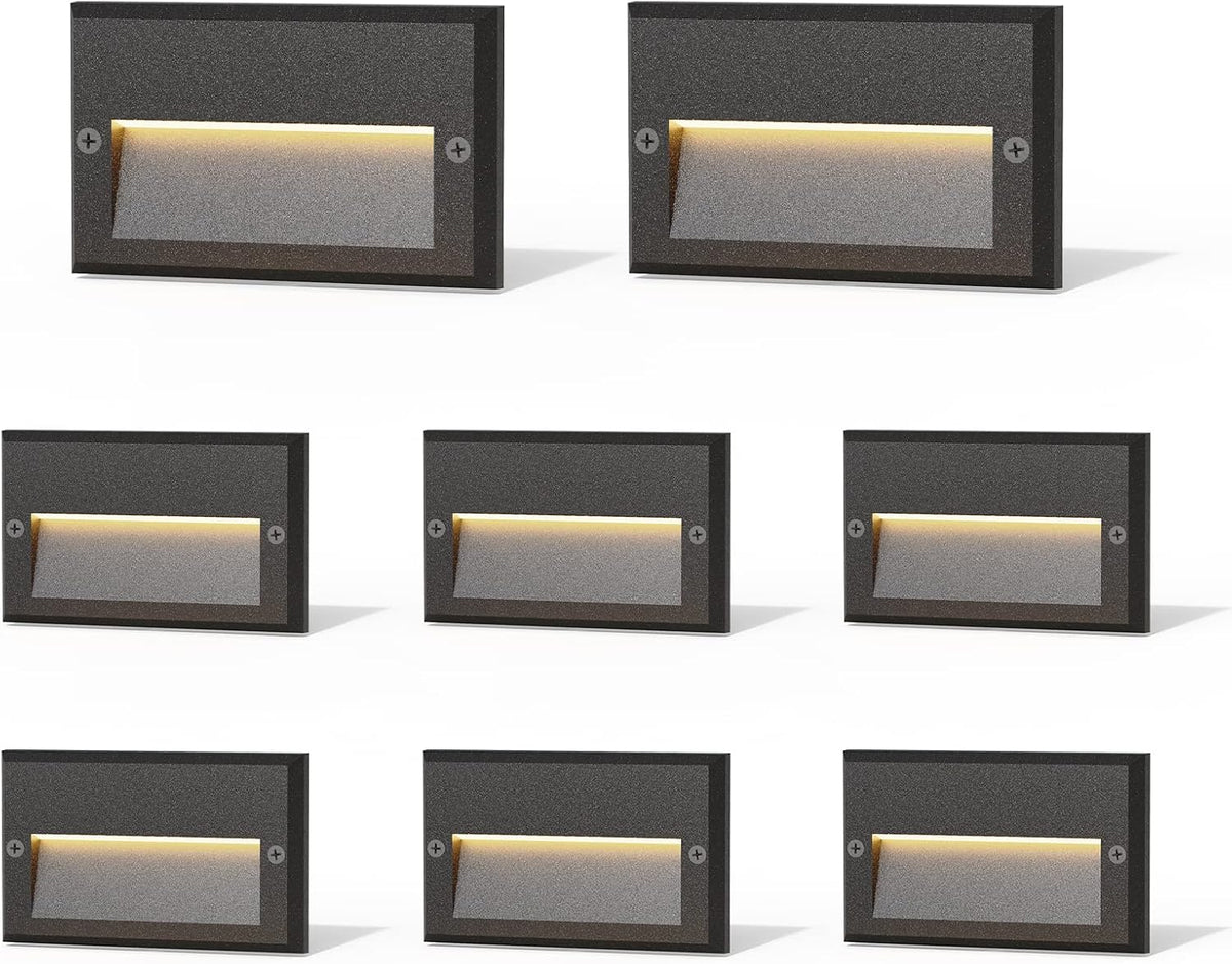 goodsmann low voltage step lights kits 5.5 inch, main product view
